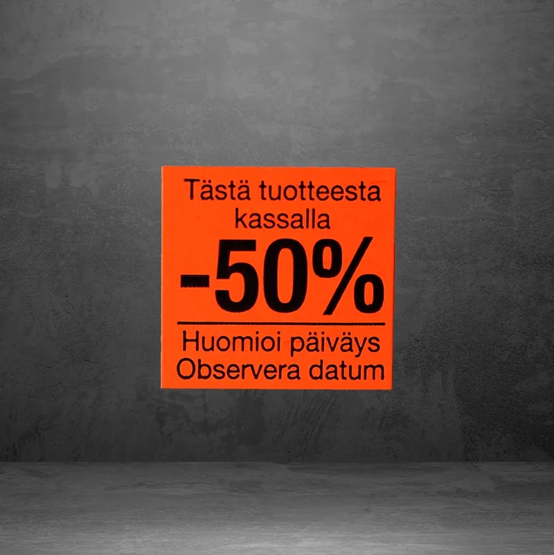 Fluorinpunainen aletarra: Tästä tuotteesta kassalla −50 %